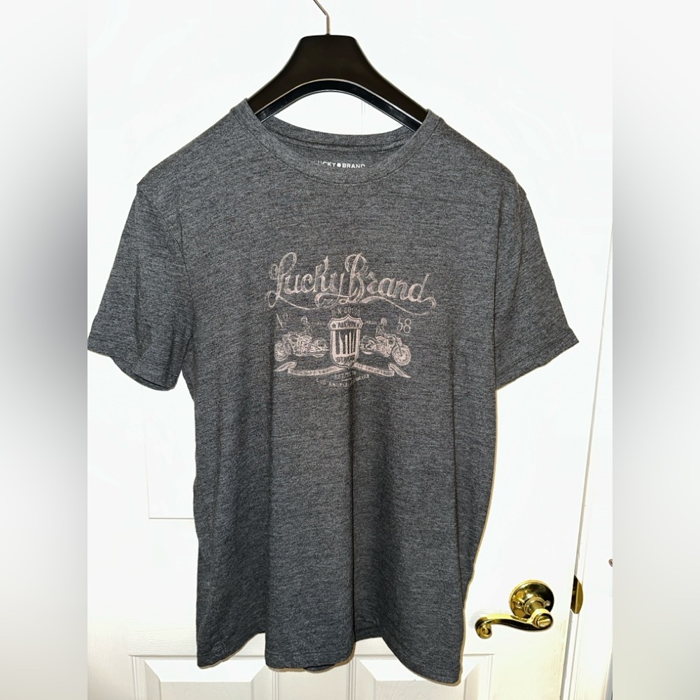 Lucky Brand Heather Gray Tee
